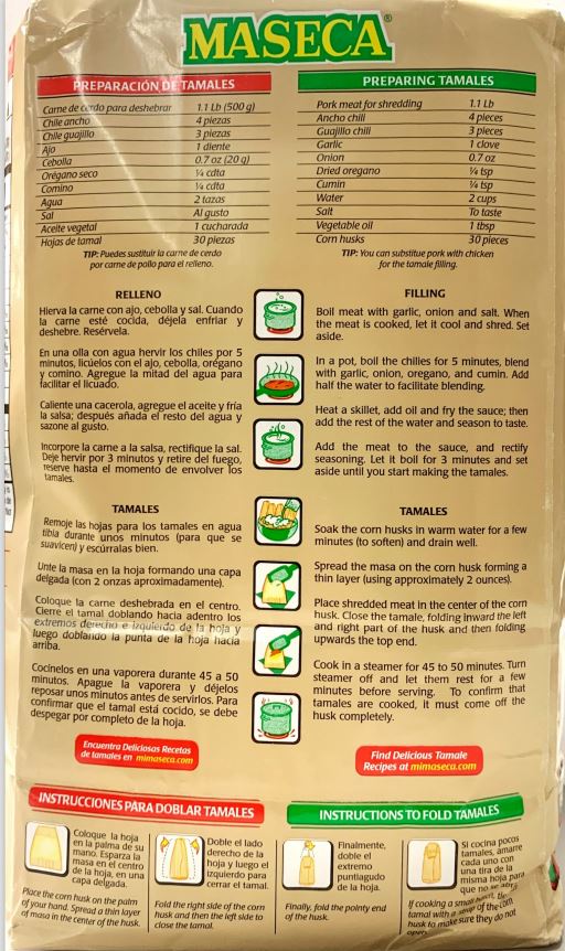 Maseca for Tamel L&G Foods LLC